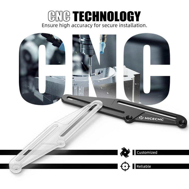 NICECNC Windscreen Adjusters Windshield Bracket Compatible with Yamaha Tenere 700 /XTZ700 2019-2024, Tenere 700 Rally Edition 2020-2024, Tenere 700 World Raid 2022, Tenere 700 Accessories, Black - Image 5